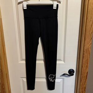Ivory Ella Girls Size XS Black Kids Leggings with Elephant Design‎